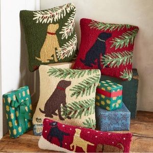 New Sundance Catalog DOG DAYS SITTING LAB PILLOW